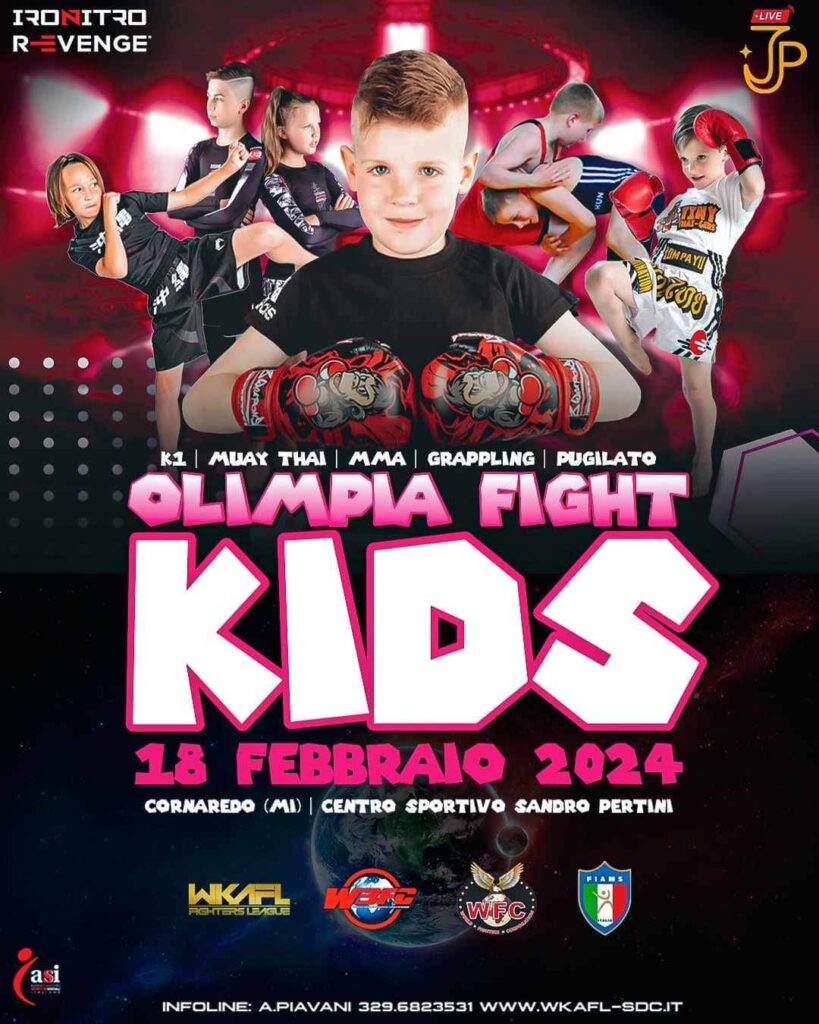 locandina olimpia fight kids